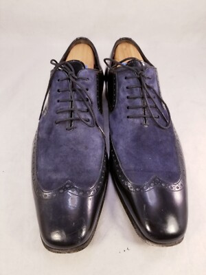 MEZLAN ZORBA DESIGNER MEN SHOES WINGTIP OXFORDS PATENT 