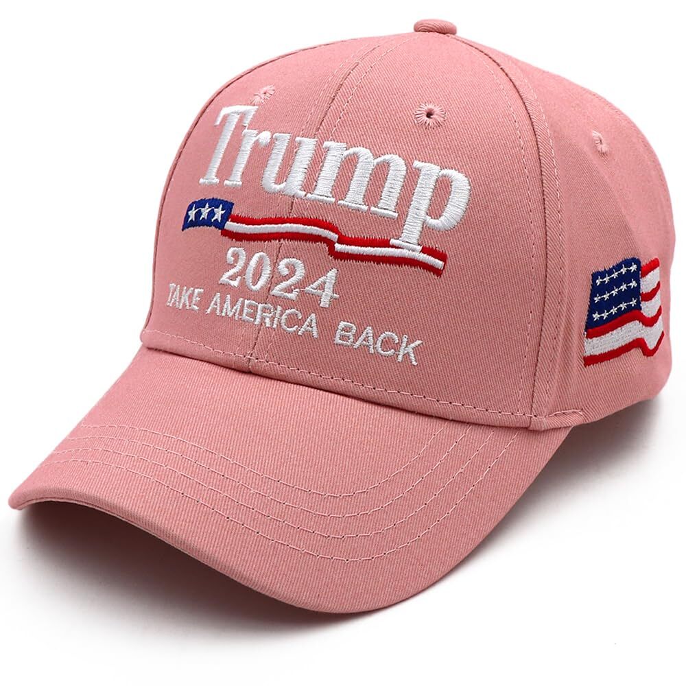 Trump 2024 Hat Keep America Great Take America Back Hat with USA Flag Embroid...