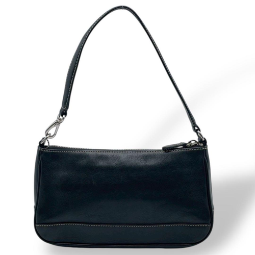 Vintage COACH 7785 Hamptons Demi Mini Shoulder Bag Black Leather Y2K Purse - Picture 3 of 10