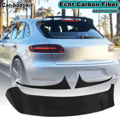  Carbon Fiber Roof Spoiler Rear Spoiler Rear Lip Spoiler Fits Porsche Macan 14-20 