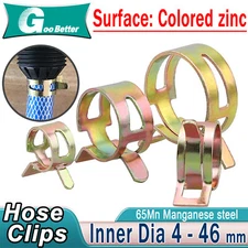 Fuel Line Hose Spring Clips Water Pipe Air Tube Clamps 4/5/6/7/8/10/12/15 - 46mm