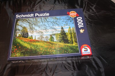 Schmidt Spiele Tulips Flowering Mainau Island 1000 Piece Jigsaw New Free S&H
