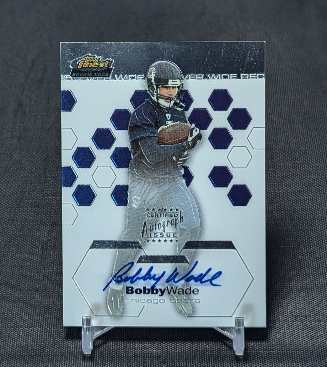 Bobby Wade Finest #142 Autograph