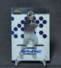 Bobby Wade On Card Chrome AUTO /999 Rookie RC 2003 Topps Finest Card #142 Bears. rookie card picture