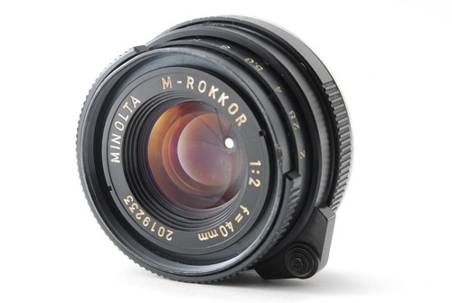 【MINT-】Minolta M Rokkor 40mm f/2 Lens Leica M Mount For CLE CL From JAPAN