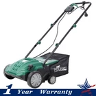 Electric Scarifier 2-in-1 13" 12 Amp Lawn Dethatcher w/ 31.7qt Collection Bag