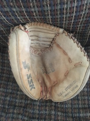 SSK  left hand Leather catchers mitt Medal Plus Series MS-12