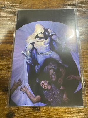 MOON KNIGHT #1 * NM+ * EM GIST VIRGIN VARIANT LIMITED TO 800 W METAL CARD COA  