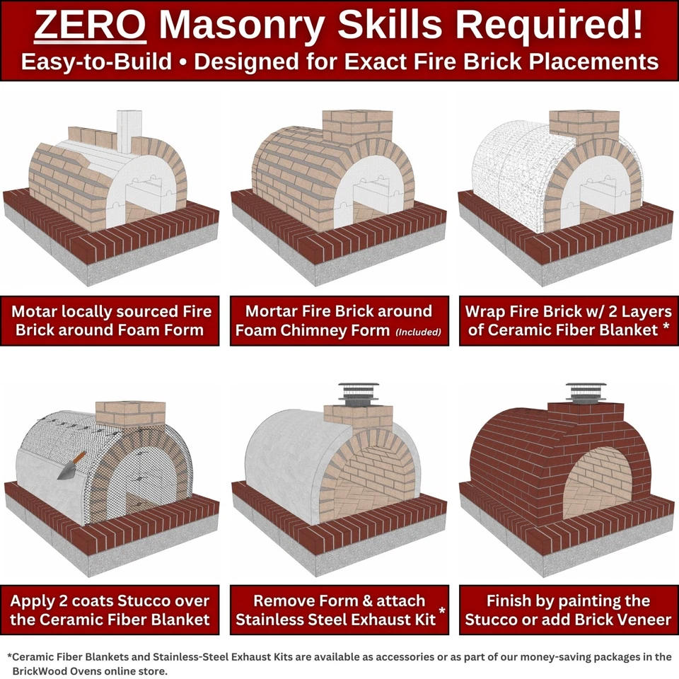 DIY Pizza Oven Kit by BrickWood Ovens - Image 3 of 4