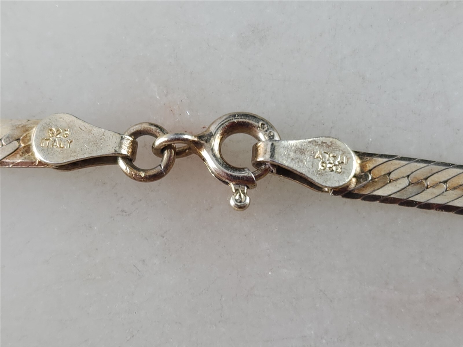 Danecraft Vintage Solid Sterling Flat Herringbone… - image 3