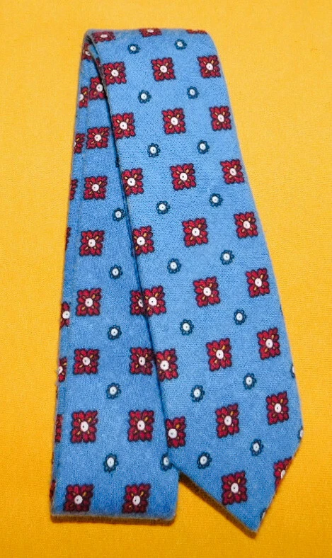 CORBATA ORIGINAL PINGÜINO TODO ALGODÓN MULTICOLOR FLORAL EXTRA DELGADA - CORBATAS DE DISEÑO. Foto 2 de 3