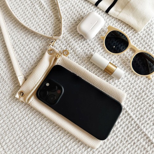 Ladies Litchi Pattern Handbag Shoulder Bag Wallet Mobile Phone Bag New