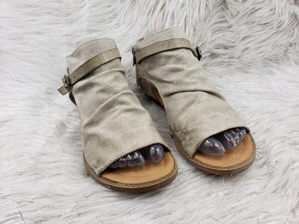 Zapatos informales al tobillo BLOWFISH sandalias punta abierta botines talla 7,5 Foto 4 de 4