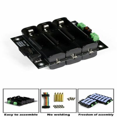 DIY BMS PCB 3S Power Bank Case Battery Holder 21700 Storage Balance Circuits AEU