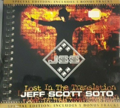 JEFF SCOTT SOLO- LOST IN THE TRANSLATION -5 BONUS*CD BRAND NEW SEALED SIGILLATO 