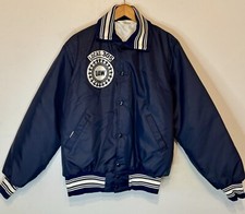 Vintage Gem Sportswear Men’s Bomber Jacket Blue UAW 305 Snap USA Made Size L