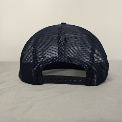 Vintage Zebco Fishing Hat Mesh Snapback Trucker Cap Blue | eBay