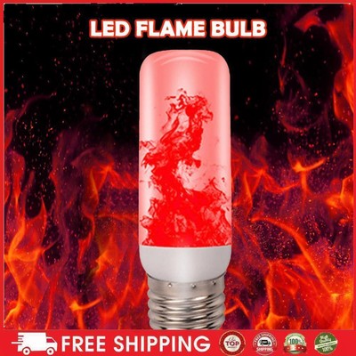 E27E26 LED Flame Light Bulb Novelty Creative Party Wedding Decor (Red) NEW