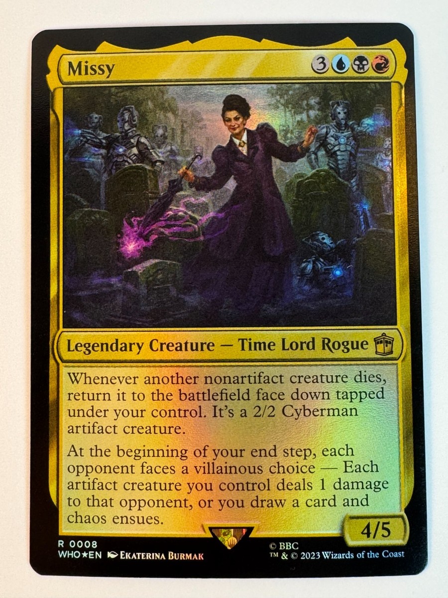 MTG Doctor Who - Missy, Time Lord Rogue - Foil & Non-Foil