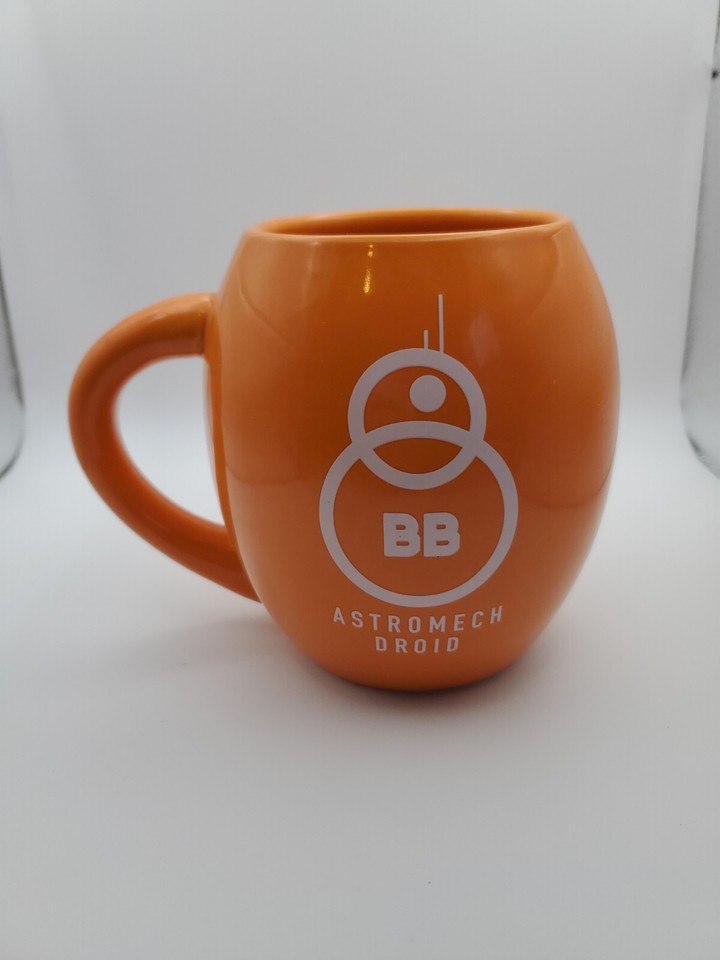 Disney BB8 Mug Astromech Droid Star Wars Force Awakens Oval Orange