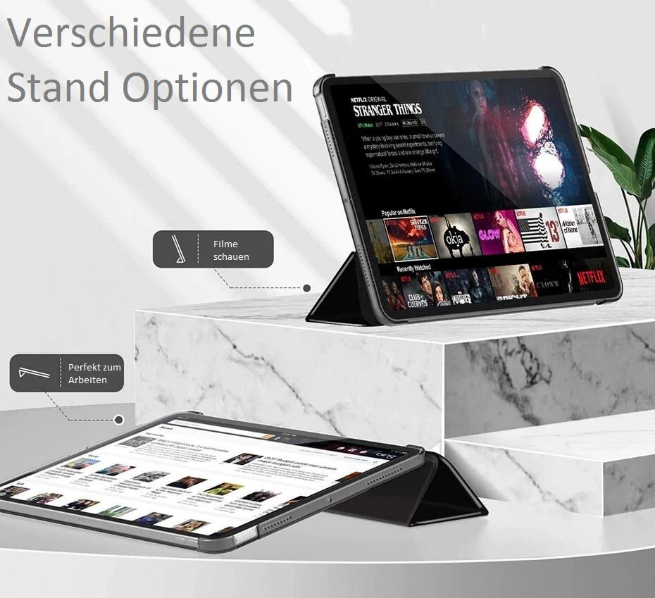 Schutzhülle für Apple iPad Air 13" 2025/2024 +Schutzglas +Stifthalter Case Cover - Bild 3 von 4