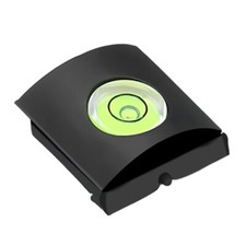 Durable Cover Portable Camera Flashlight Hot Shoe Cover with Bubble Spirit Level