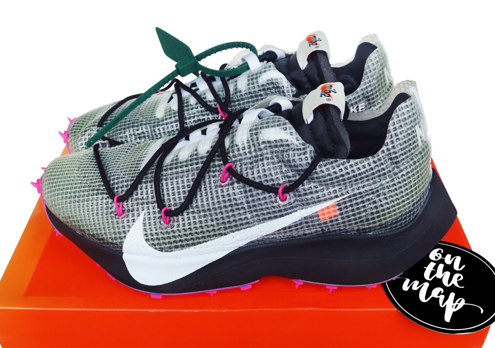 OFF WHITE X NIKE Nike x Off White Vapor Street nere rosa W UK 5 6 7 9 10 13 14 US CD8178 001 nuove