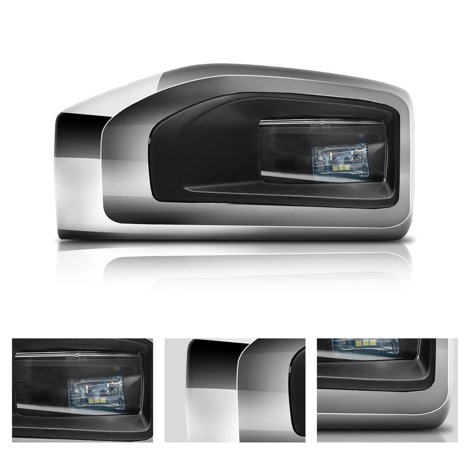 Luces antiniebla LED luces de parachoques para GMC Yukon/Yukon XL 2015-2018 con biseles cromados Foto 4 de 4