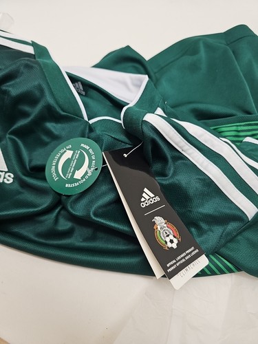 Adidas FIFA World Cup Mexico Home Jersey Collegiate Green/White L (3)(J) - Picture 3 of 4