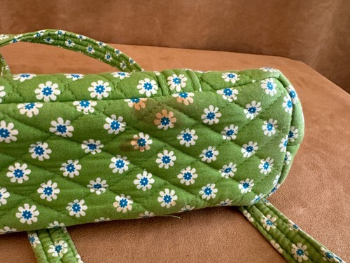 Vera Bradley Manzana Verde Margarita Bolso Monedero Retirado Bolso de Mano Bolso de Hombro Aldeano - Imagen 3 de 9
