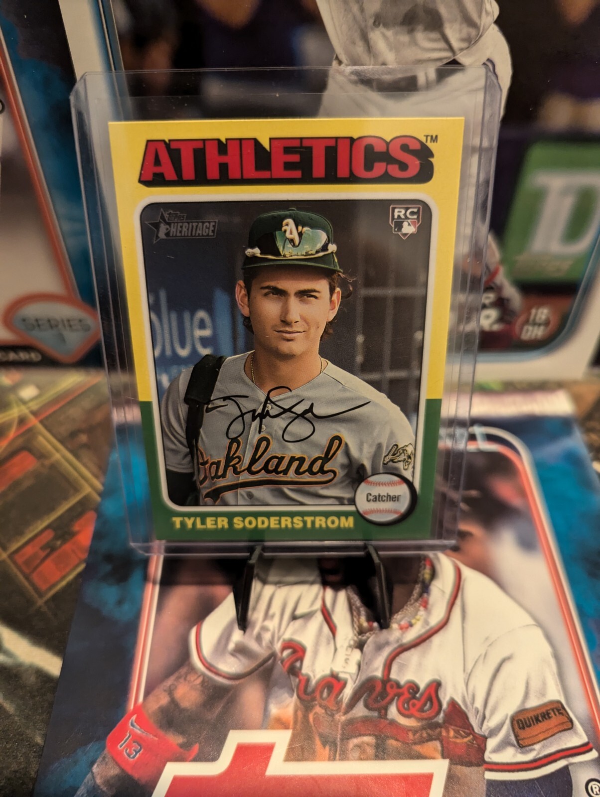 2024 Topps Heritage - Image Variation #471 Tyler Soderstrom (RC)