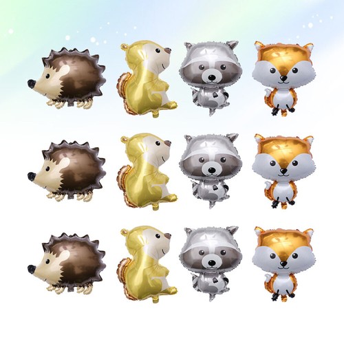 12 Pcs M Balloons Party Decorations Animal Helium Rabbit Toys for