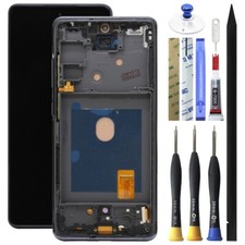 Blue Frame  OLED LCD Display Touch Screen Digitizer For Samsung Galaxy S20 FE