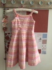 Kate Mack Girls Designer Occasion Dress, Size 7 Years Old, Pre-owned