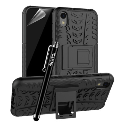 Für Honor 8S Handyhülle Robust Stoßfest Hybrid Ständer Cover