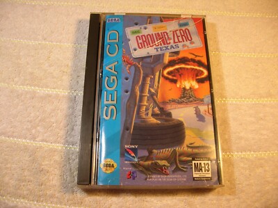 sega cd ground zero texas, complete