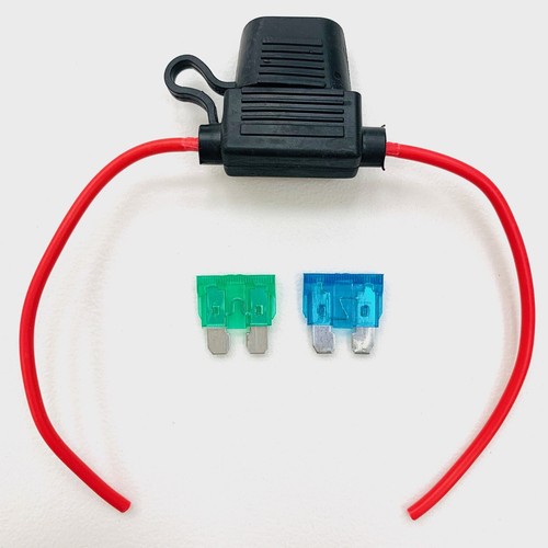 Fuse Holder 15 & 30 Amp Waterproof Heavy Duty Brand New Car Van Bike UK Seller - Picture 2 of 9