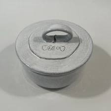 Gallestro Fatto A Mano Pottery for Anthropologie Small Covered Bowl Whitewashed