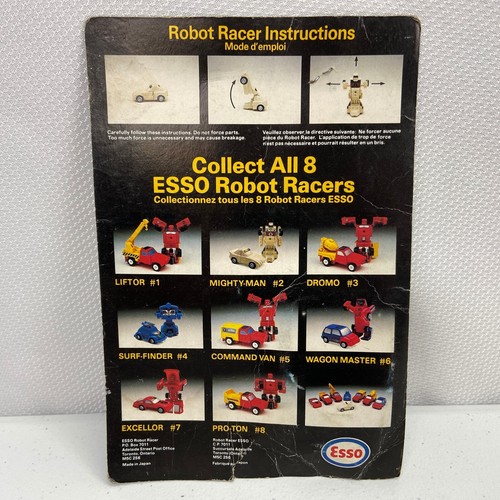 1985 Esso Robot Racer Mighty-Man #2 - Factory Sealed - Toy - Petroliana - Picture 4 of 5