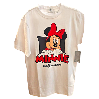 Minnie Mouse Walt Disney World Adults T-Shirt - White XL | eBay
