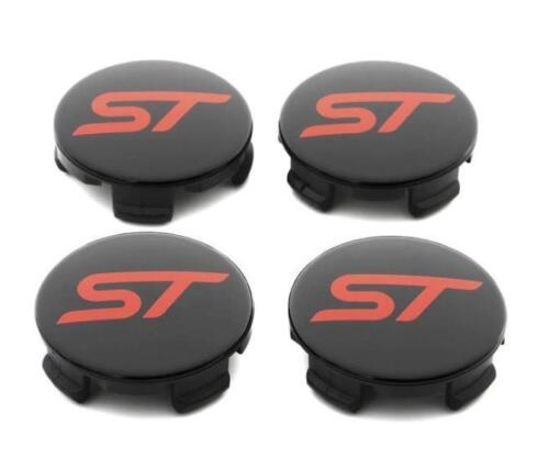 Genuine Ford Puma Single Centre Cap Gloss Black, With Red ST Logo 2566957 - Picture 4 of 4
