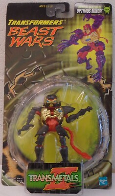 Transformers Beast Wars Optimus Minor Monkey Transmetals 2 II Variant Card Prime
