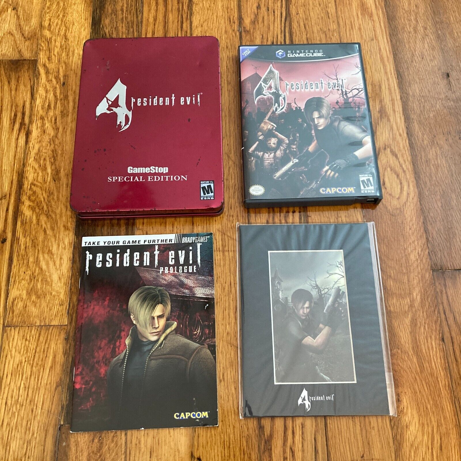 Resident Evil 4: Premium Edition Tin GameStop Exclusive (Gamecube) CIB