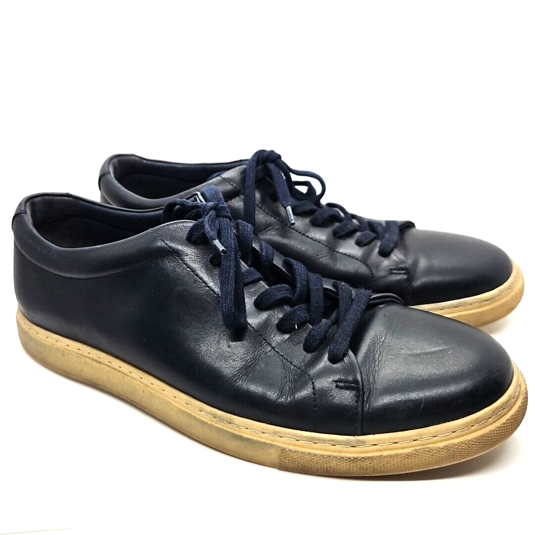 Men's Allen Edmonds Canal Court Navy Lace Up Sneaker Handcrafted