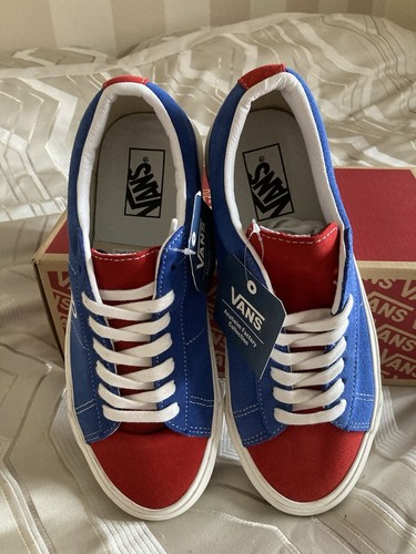 VANS Sid DX Anaheim Factory Mens UK 8 Size Suede Trainers RWB RARE SAMPLE / NWT - Picture 9 of 15