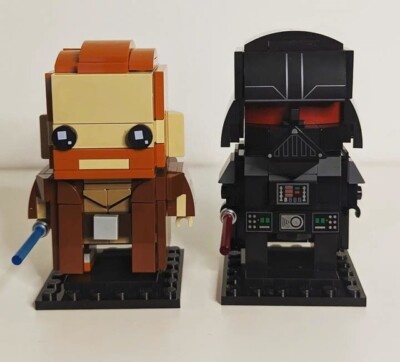 ♡s♡ Lego Star Wars Obi-Wan Kenobi Darth Vader Brickheadz Figure