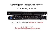 Soundgear - Jupiter 10 - Endstufe - 1HE Verstärker - 4 Kanal - 4 x 2300W@4Ω