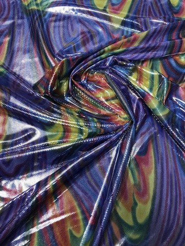 Paisley Design Metallic Nylon Spandex 4way Stre 58/60” Sold By The YD. - 第 7/12 張圖片
