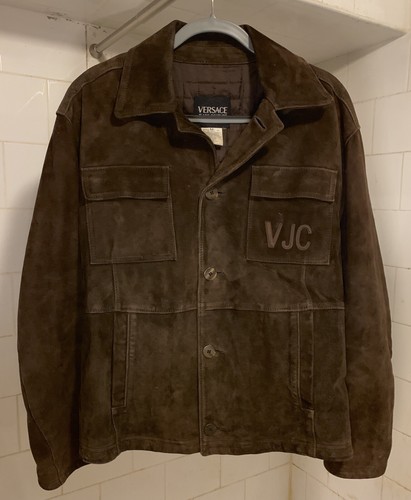 Versace Jeans Couture Mens Brown Suede 