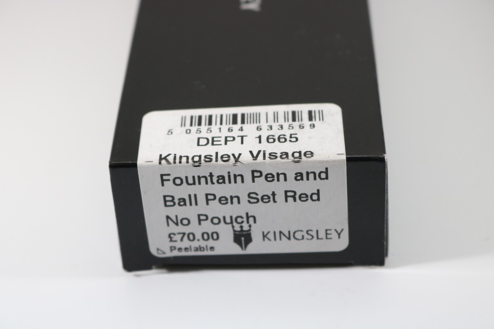 Vintage Kingsley Visage Red Fountain Pen & Ballpoint (Cased & Refills